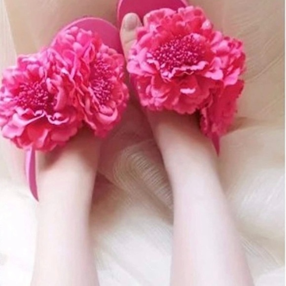 New! Set of 2 Purple Flower Clip (Hair-Hat) Extra Large 6 inches - Picture 11 of 12